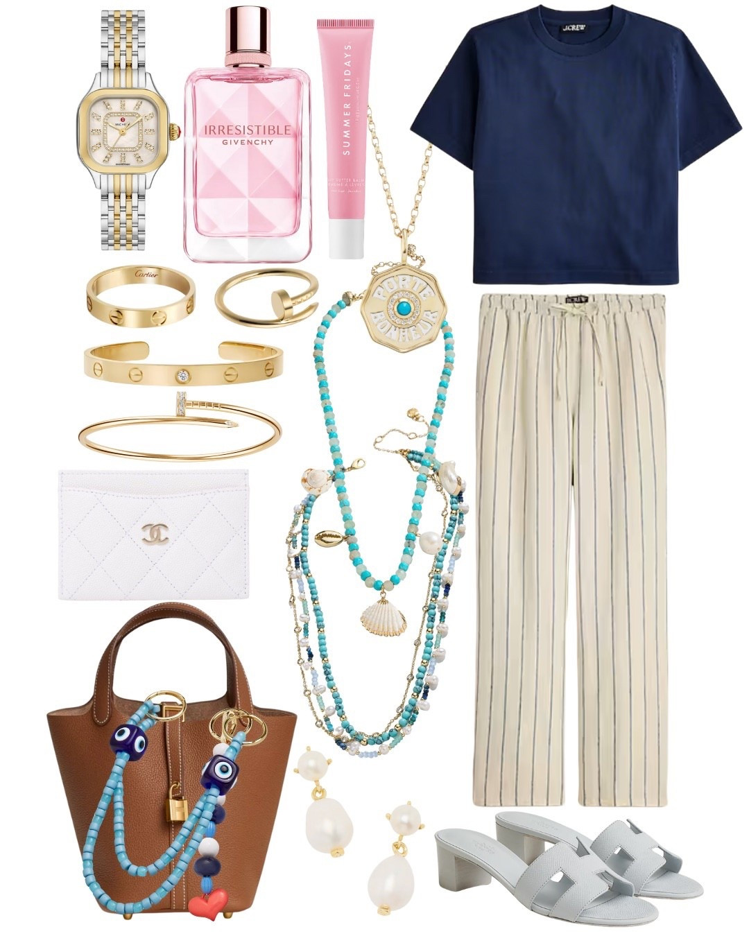 J crew navy boxy tee (small) with the best ever stripe linen pants (xs) and Baublebar accessories 



#LTKSeasonal #LTKStyleTip #LTKFindsUnder100