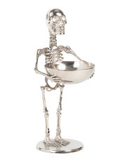34in Oversized Skeleton Holding Bowl | TJ Maxx