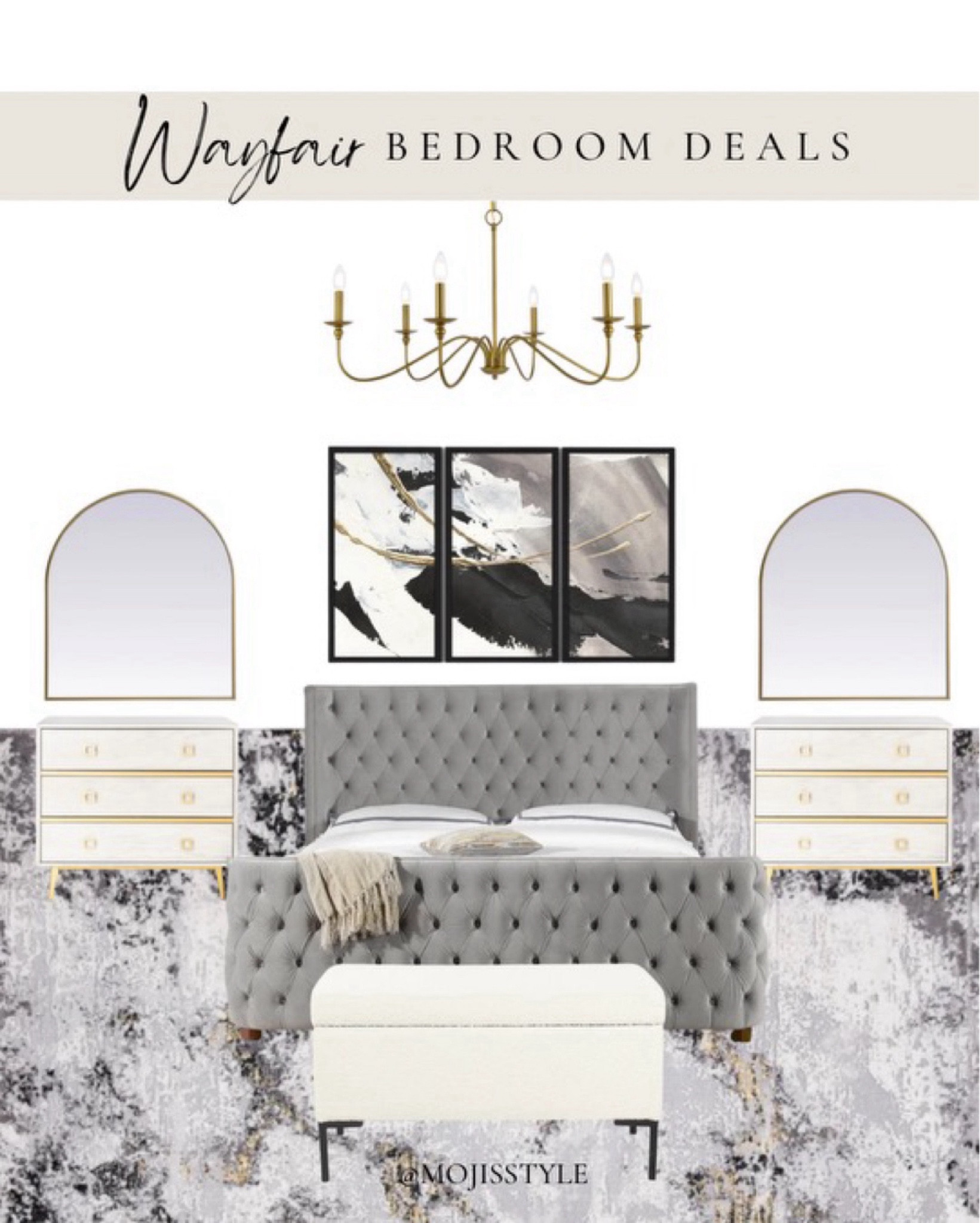 Wayfair bedroom furniture and styling ideas! Shop the sale ⬇️

#LTKHome #LTKSaleAlert