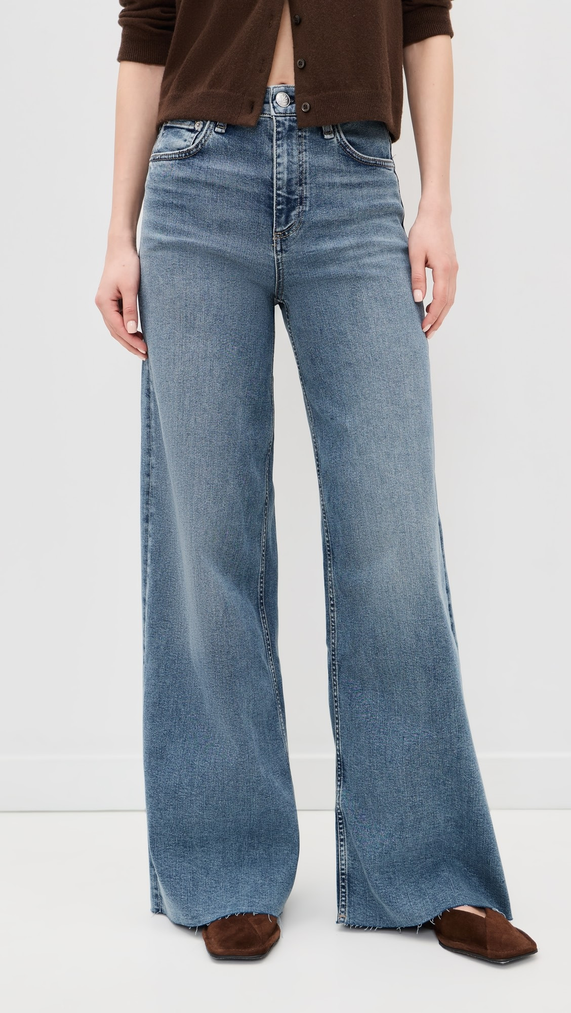 Flexi Sofie High Rise Full Length Wide Jeans | Shopbop