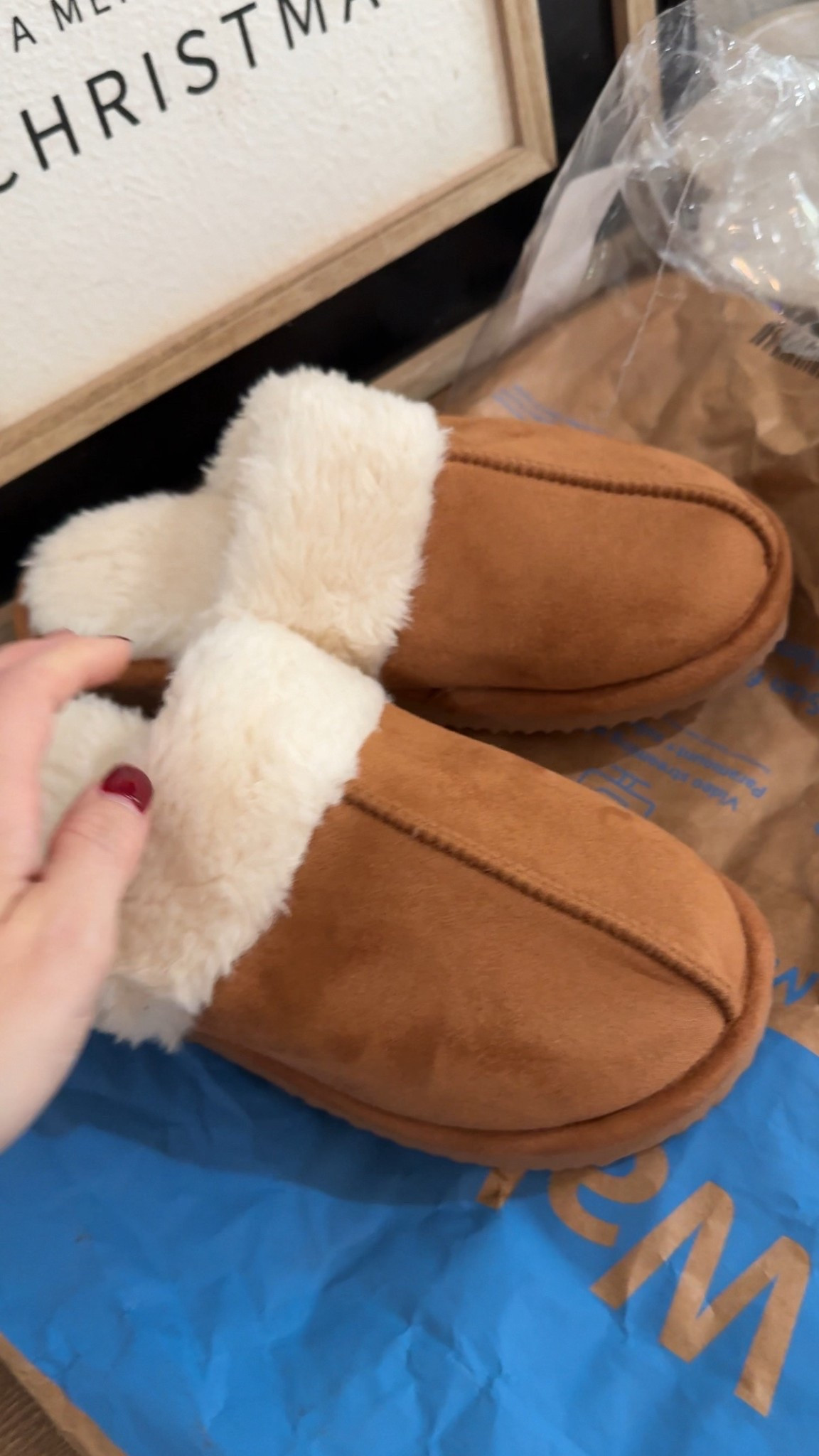 Similar to UGG slippers for under $20! Some of them are even $10!! Such a good budget friendly slipper that still looks cute and trendy! 

#LTKSeasonal #LTKGiftGuide #LTKFindsUnder50