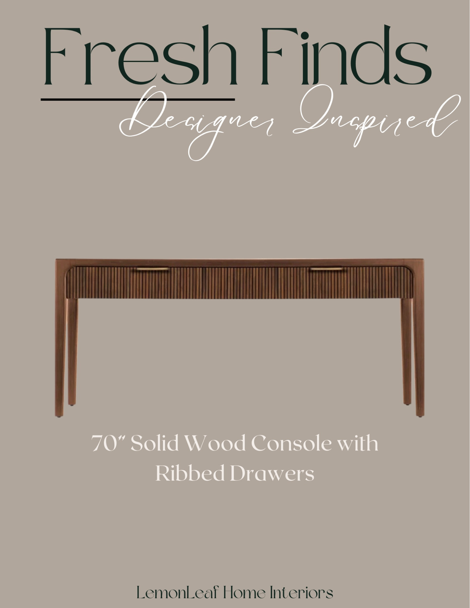 Gorgeous console table with ribbed details! It’s twice the price at Arhaus

#LTKHome #LTKStyleTip #LTKSaleAlert