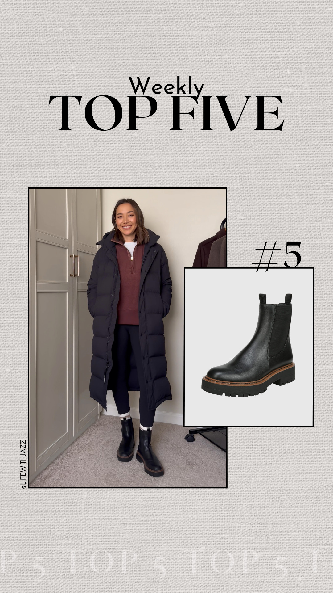 #5 bestseller: sam edelman waterproof lug sole boots 

I've owned mine for years! I even walked 20k steps in them in Japan

now available a few colors  

 

#LTKSeasonal #LTKShoeCrush