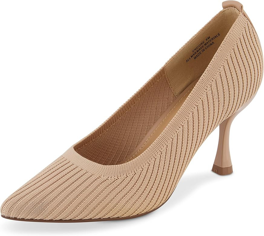 CUSHIONAIRE Women's Encore Knit Dress Pump with Memory Foam Padding, Wide Widths Available | Amazon (US)