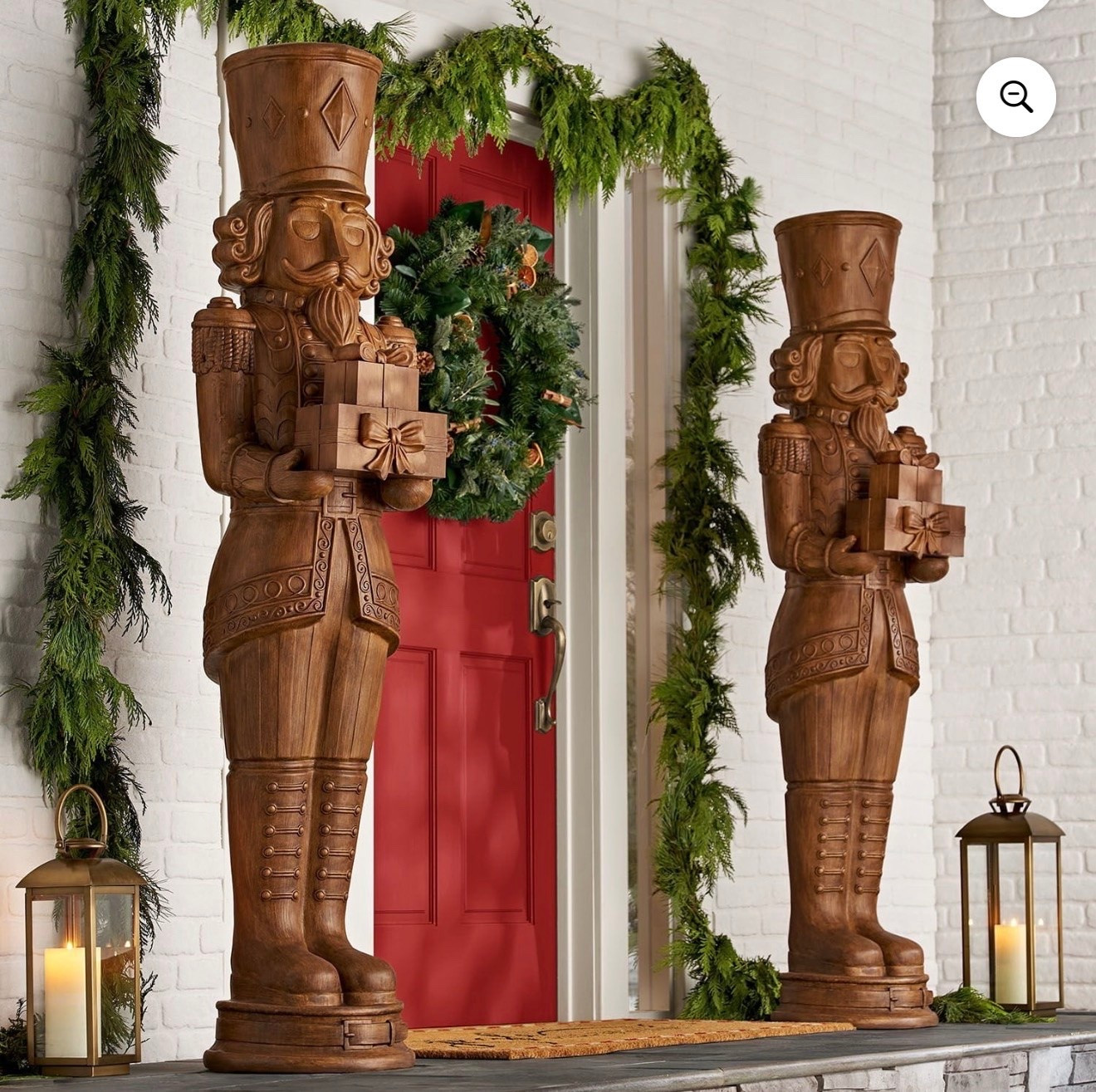 The most beautiful wooden nutcrackers!! 





Christmas decor
Front porch decor 
6ft nutcracker 
Home decor 
Elegant Christmas decor

#LTKSeasonal #LTKHome