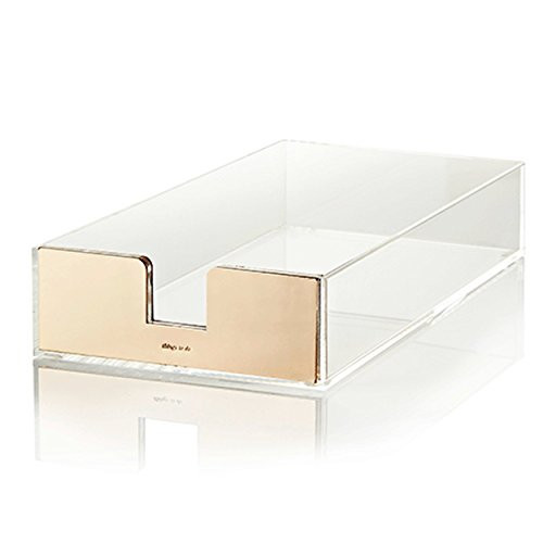 kate spade new york Acrylic Letter Tray, Gold | Amazon (US)