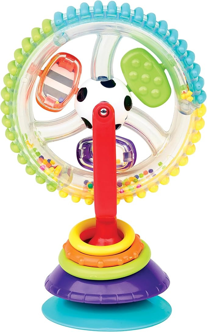 Sassy Wonder Wheel Spinning High Chair Tray Toy, Age 6+ Months | Amazon (US)