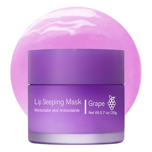 Sleeping lip mask, Nourish & Hydrate Lip Mask, Lip Balm, Lip Oil, Lip Skin Care, Hydrating, Moisturizing Lip Lines Night Sleep Anti-chapped Lip Cream (Grape) | Amazon (US)