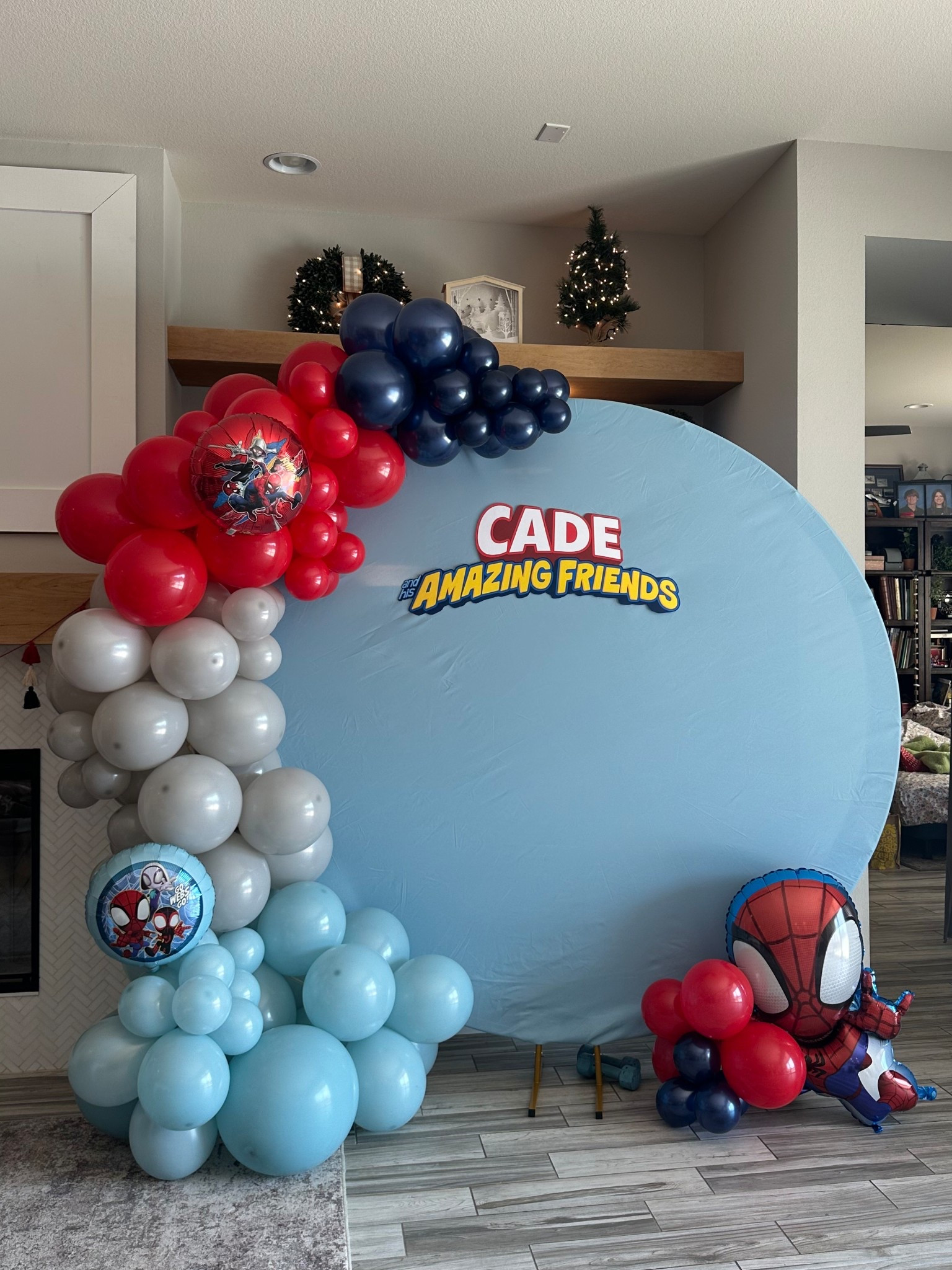 DIY balloon arch and backdrop 

#LTKParties #LTKKids