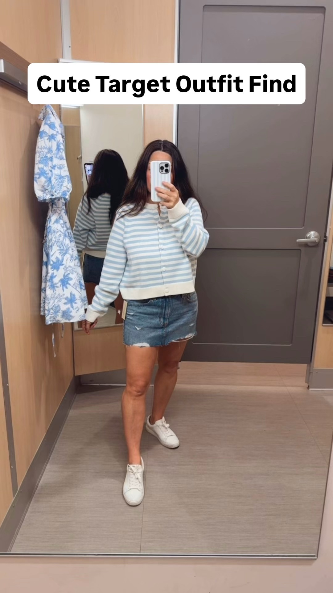 Target Outfit Find and this one is such a good spring outfit. I paired this striped cardigan sweater with a denim skirt for an easy everyday look that feels classic but still very on trend this season. Target has been releasing so many great spring fashion pieces lately so I’m also linking more Target spring fashion finds that caught my eye, including a few pieces that actually came home with me during this try-on. If you’re building a simple spring wardrobe with affordable pieces, these Target finds are definitely worth checking out. Casual outfit idea. Follow me on LTK for daily fashion, home decor and Amazon finds.

#LTKSeasonal #LTKPetite #LTKdayinmylife