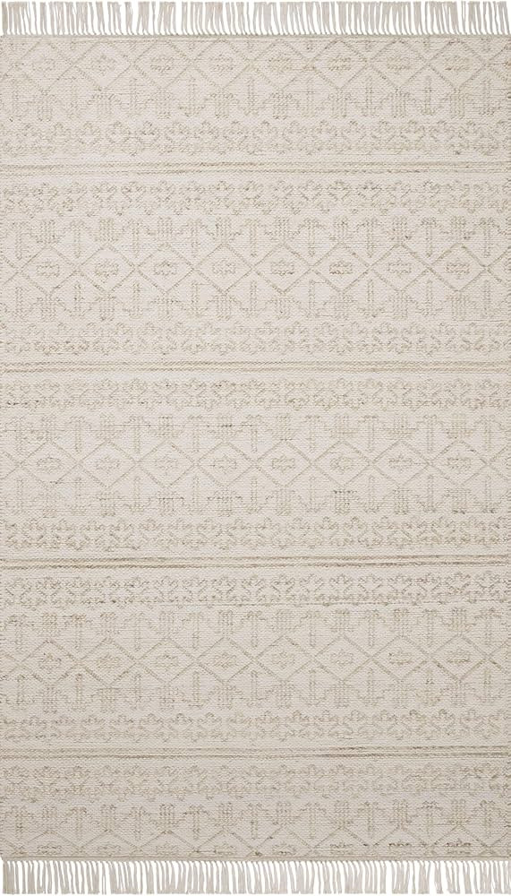 Loloi Angela Rose Rivers Collection RIV-03 Sand / Ivory 7'-9" x 9'-9" Reversible Area Rug | Amazon (US)