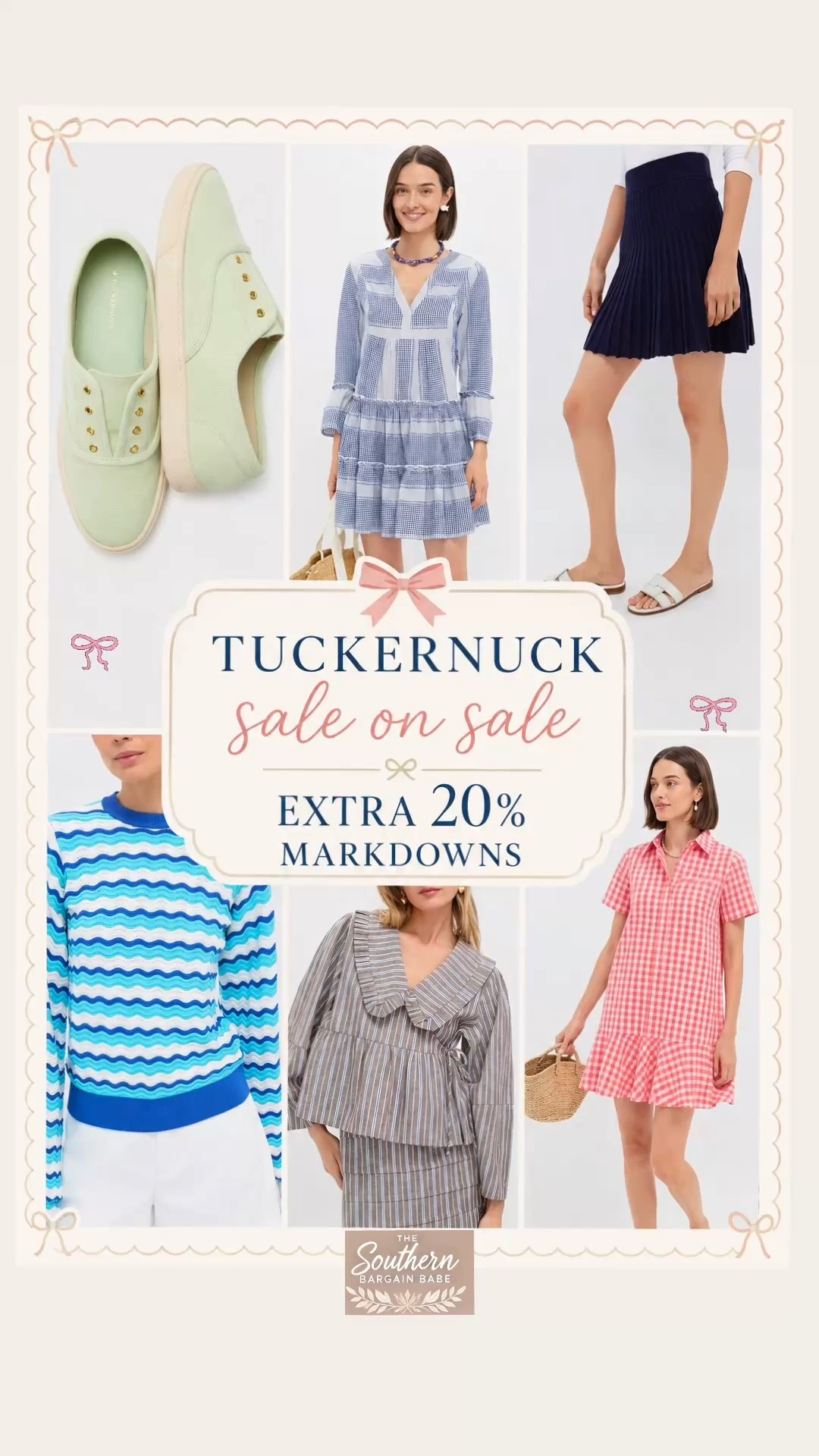 The Tuckernuck Sale on Sale is here! ✨ Extra 20% off markdowns—now’s the time to grab those pieces you’ve been eyeing before they’re gone. 🤍

#LTKootd #LTKSaleAlert #LTKOver40