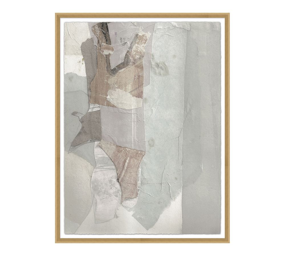 Textured Muted Collage Framed Print | Pottery Barn (US)