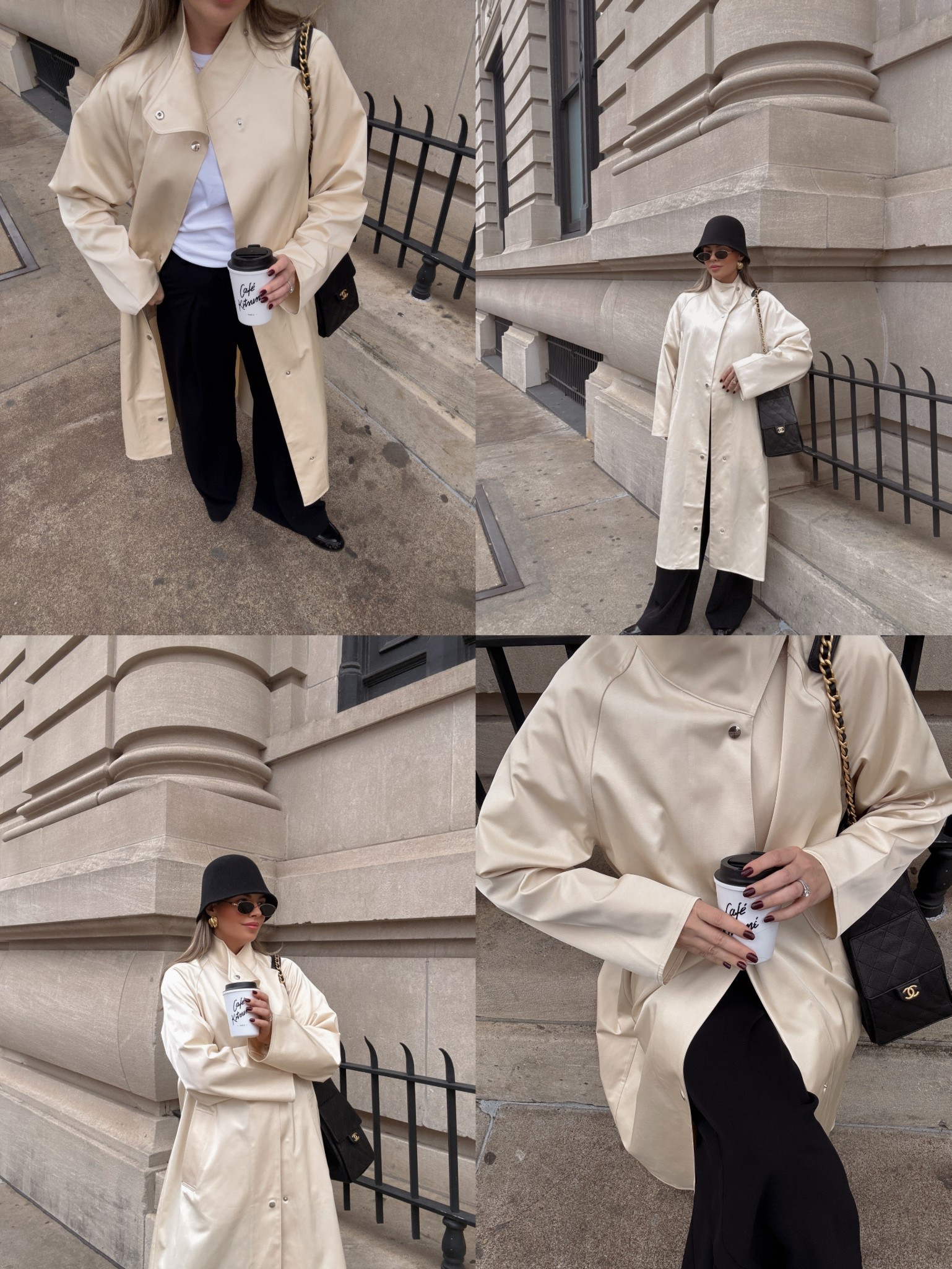 New coat with high neck from Rue Sophie #ruesophie AD

#LTKootd
