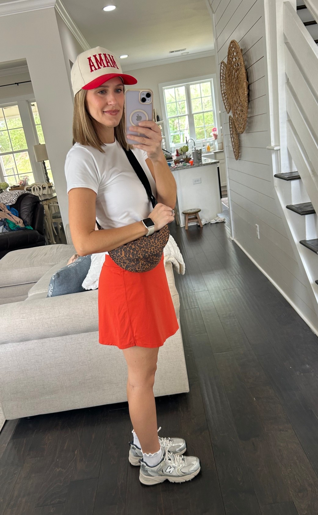 The length of this skirt is perfect. Comes in other colors too and the comfort level is 10/10.

#activewear #amazonfind #skort #momstyle