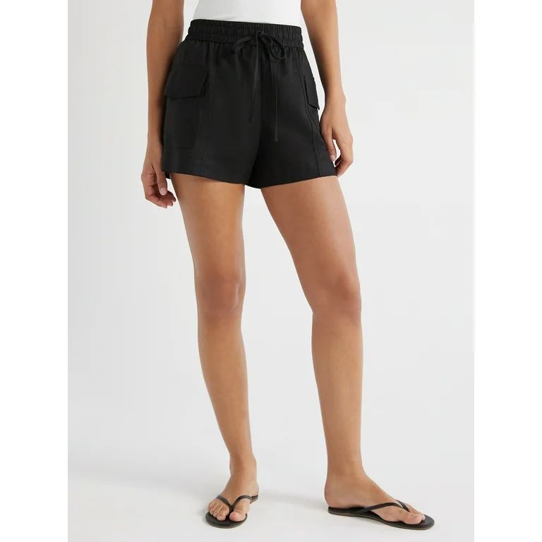 Free Assembly Women’s Utility Pull-On Shorts, 3.5” Inseam, Sizes XS-XXL | Walmart (US)