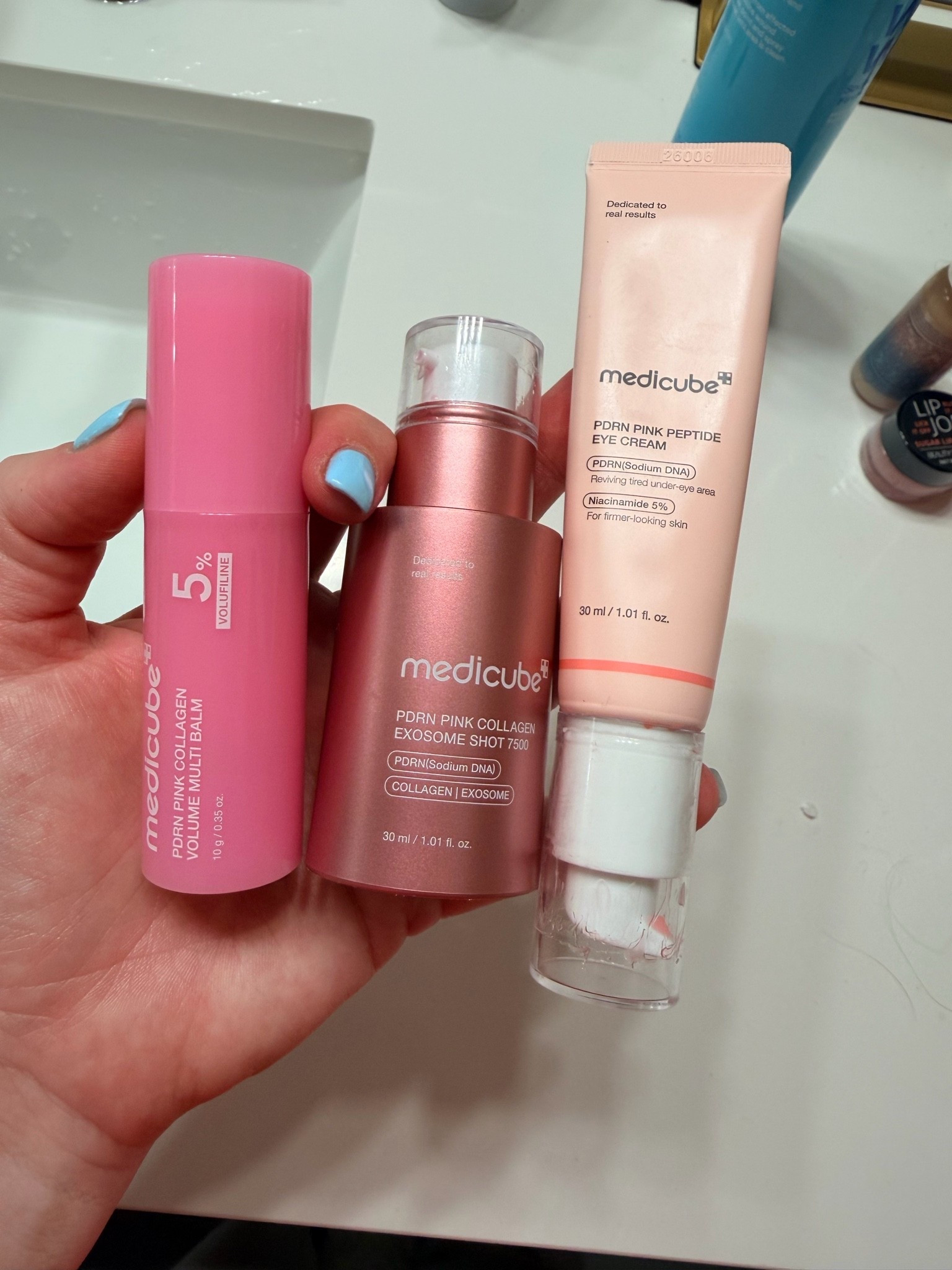 The skincare trifecta I keep reaching for lately. ✨💗 These three have earned a permanent spot in my routine for hydrated, glowy, healthy-looking skin. Linked in my LTK and some of my other favorites.

#LTKmomlife #LTKselfcare #LTKBeauty