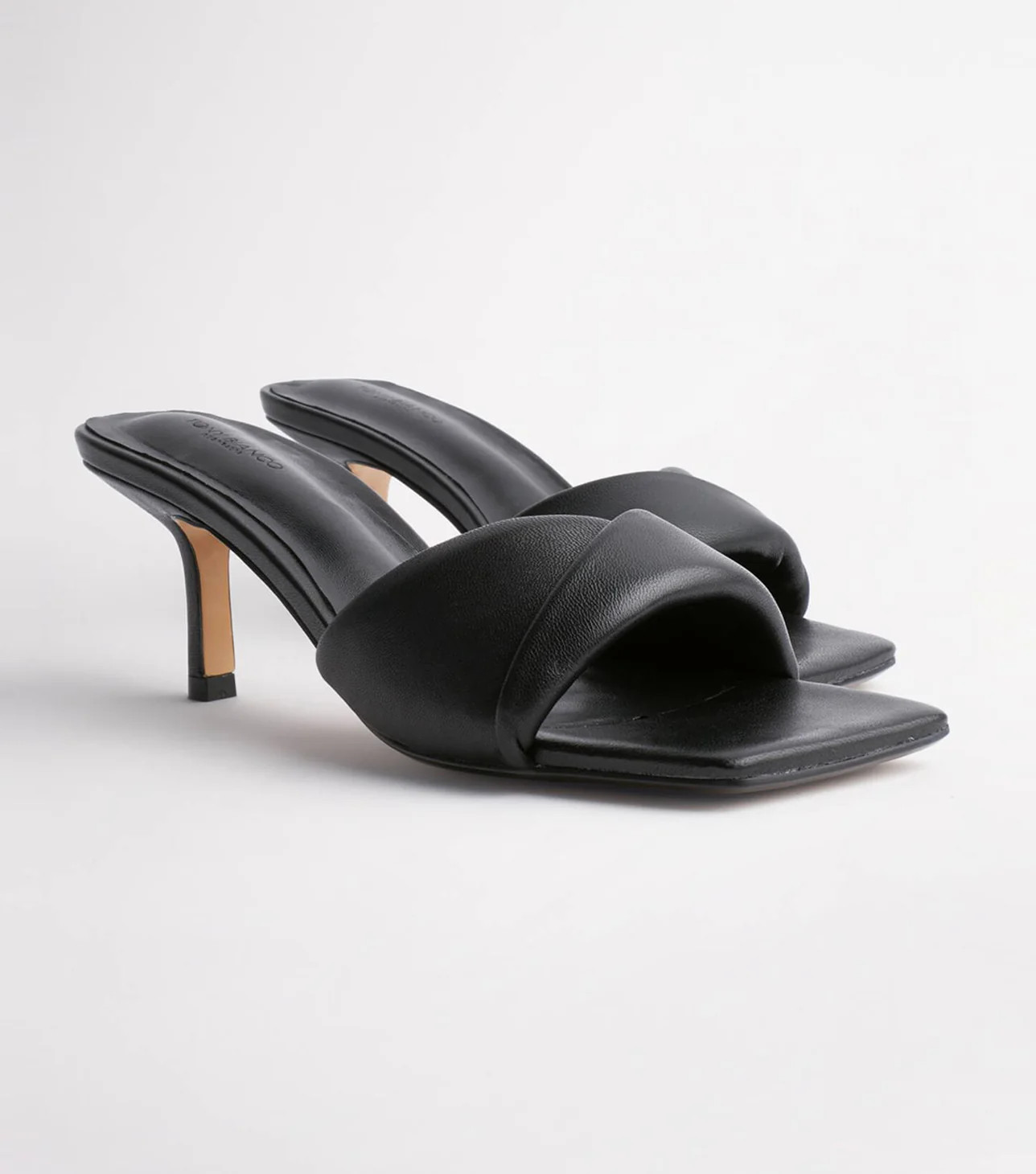 Alexa Black Nappa Heels | Tony Bianco US