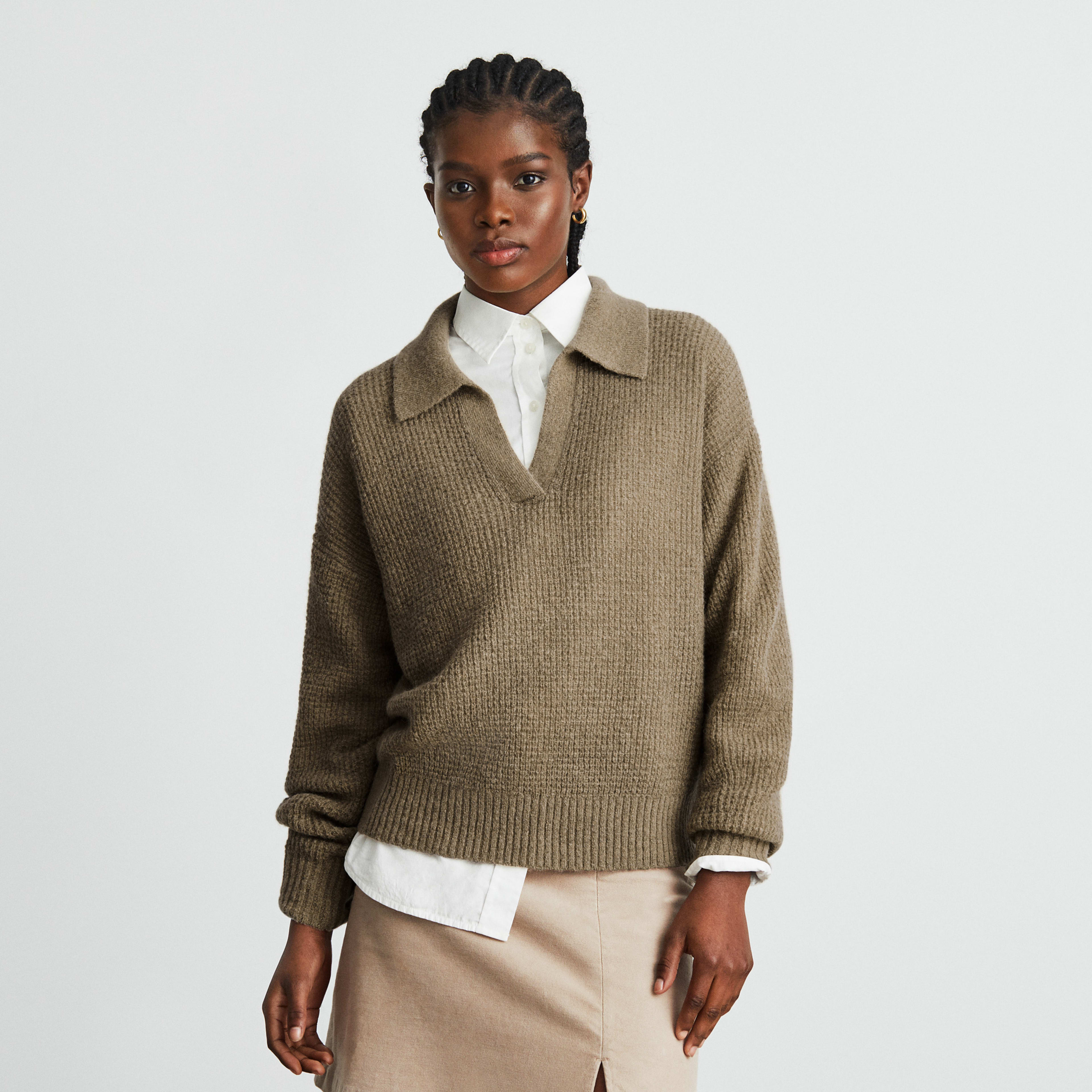 The Alpaca Waffle-Stitch Polo | Everlane
