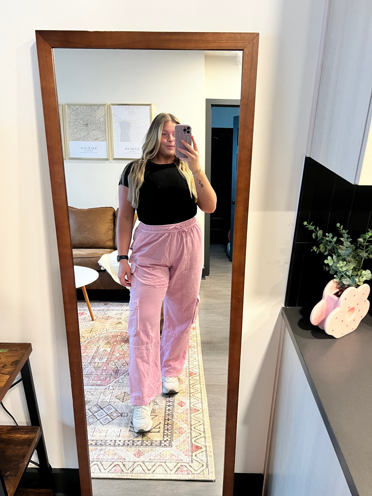 Casual Friday work outfit! OBSESSED with these pants. Fit true to size. I am wearing an XL in the pants and L in the tshirt. 

#LTKworkwear #LTKSeasonal #LTKmidsize