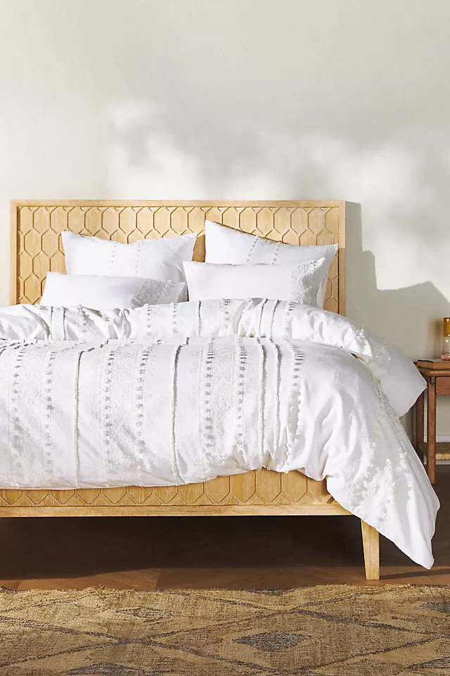 Embroidered Livia Duvet Cover | Anthropologie (US)