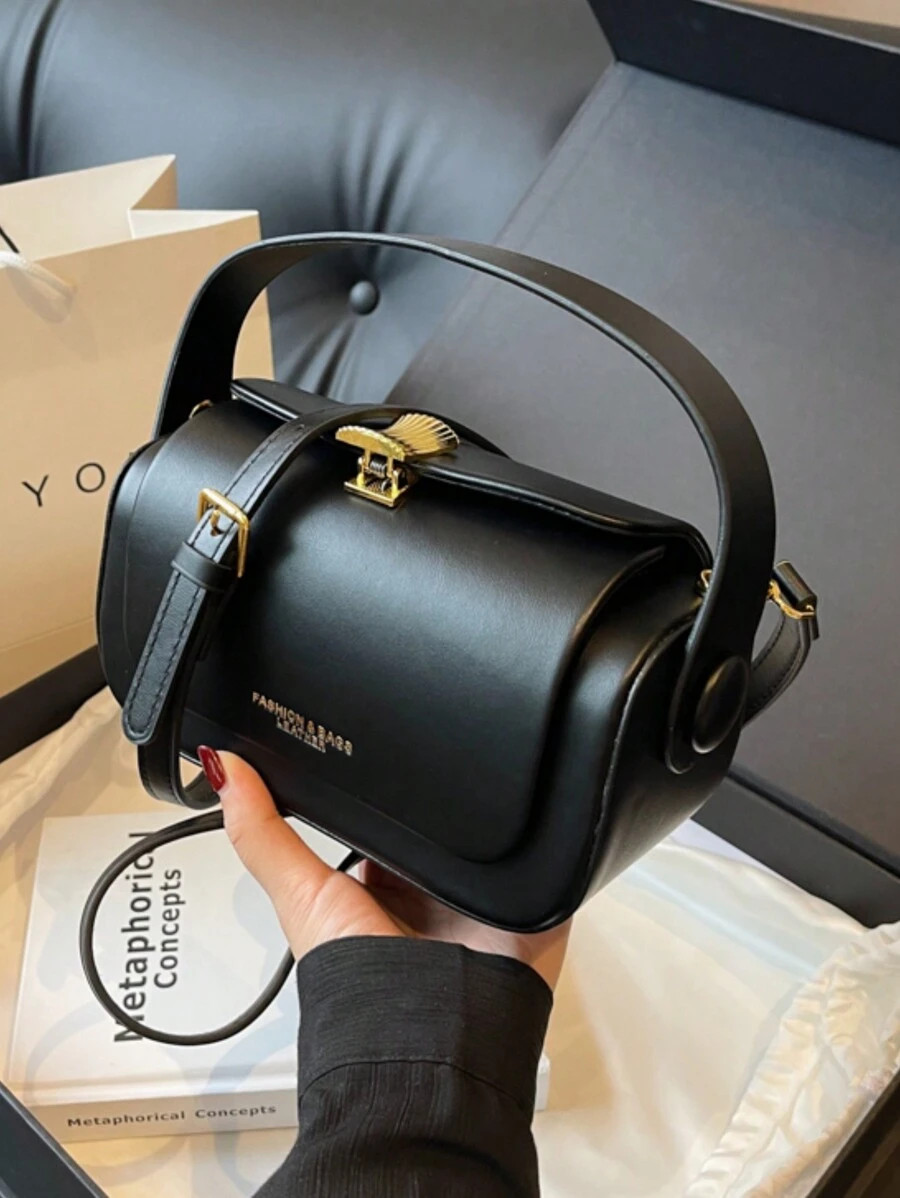 Women's Fashion Box-Shaped Crossbody Bag, Handheld, Elegant & Minimalist, Large Capacity | SHEIN