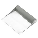 Rachael Ray Tools and Gadgets Stainless Steel Pastry Scraper / Bench Scrape / Kitchen Tool for Baking and Cooking / Dishwasher Safe, Sea Salt Gray, 6x5x1in | Amazon (US)