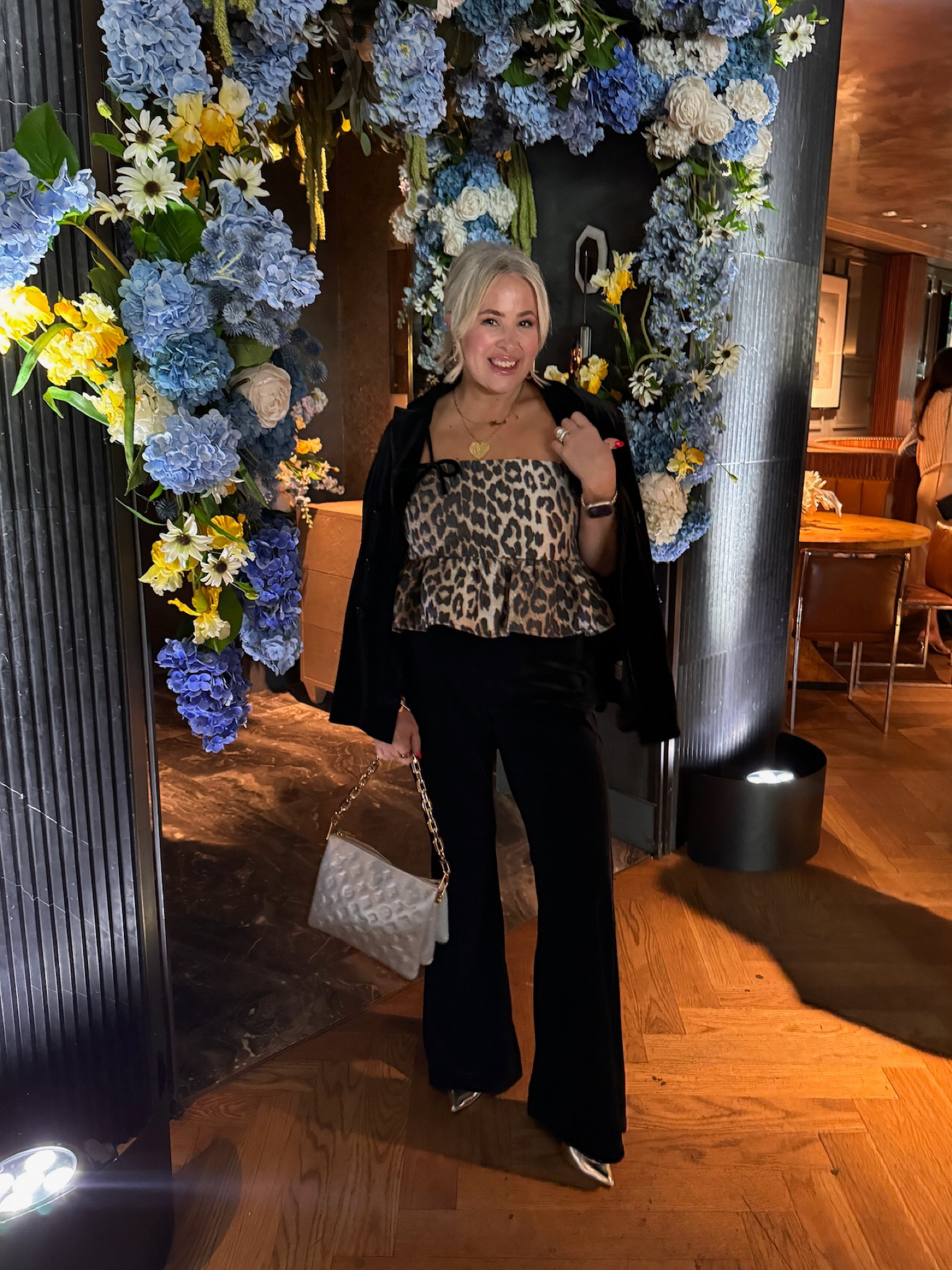 Night 2 look at LTK Con! You all know I love leopard! How good is this velvet blazer and pants?! Date night, girls night…this is the look 🖤🐆

#LTKCon #LTKOver40 #LTKStyleTip
