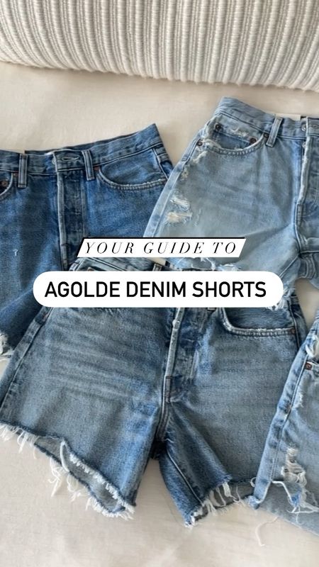 Once spring/summer hits I receive so many questions about AGOLDE denim shorts. I have a favorite, but thought I'd give you the rundown of each style to help you figure out the best length and wash for you. 

1. AGOLDE Parker Long Loose in Parade - Light to medium wash. Run TTS. Inseam is 4". Leg opening is too wide for my frame. 
2. AGOLDE Parker Vintage in Swapmeet - Owned 5 pairs of these in the past and have loved them. But, for my lifestyle now, I prefer a longer inseam. But overall, a great denim short that runs TTS. 
3. AGOLDE Parker Long Vintage in Wheel - Darker, faded wash. Inseam is 4". Fit fine, but I would size up for more room. Leg opening is too wide for my frame. 
4. AGOLDE Dee in Muse - These are the ones I own and love. Inseam is 3" which I prefer for a longer length on my petite frame. This wash runs very small. I sized up 2 sizes to a 26. 
5. AGOLDE Parker Long Loose in Skywave - Darkest wash of the bunch. Long loose is the same as long but may need to size down. Inseam if 4". Leg opening isn't as wide as some of the other shorts. 

I hope this was helpful!

#LTKstyletip #LTKSeasonal