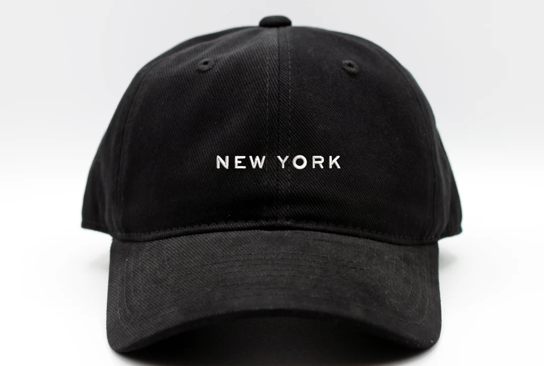New York NY Black Dad Hat: Premium Cotton Cap - Etsy | Etsy (US)
