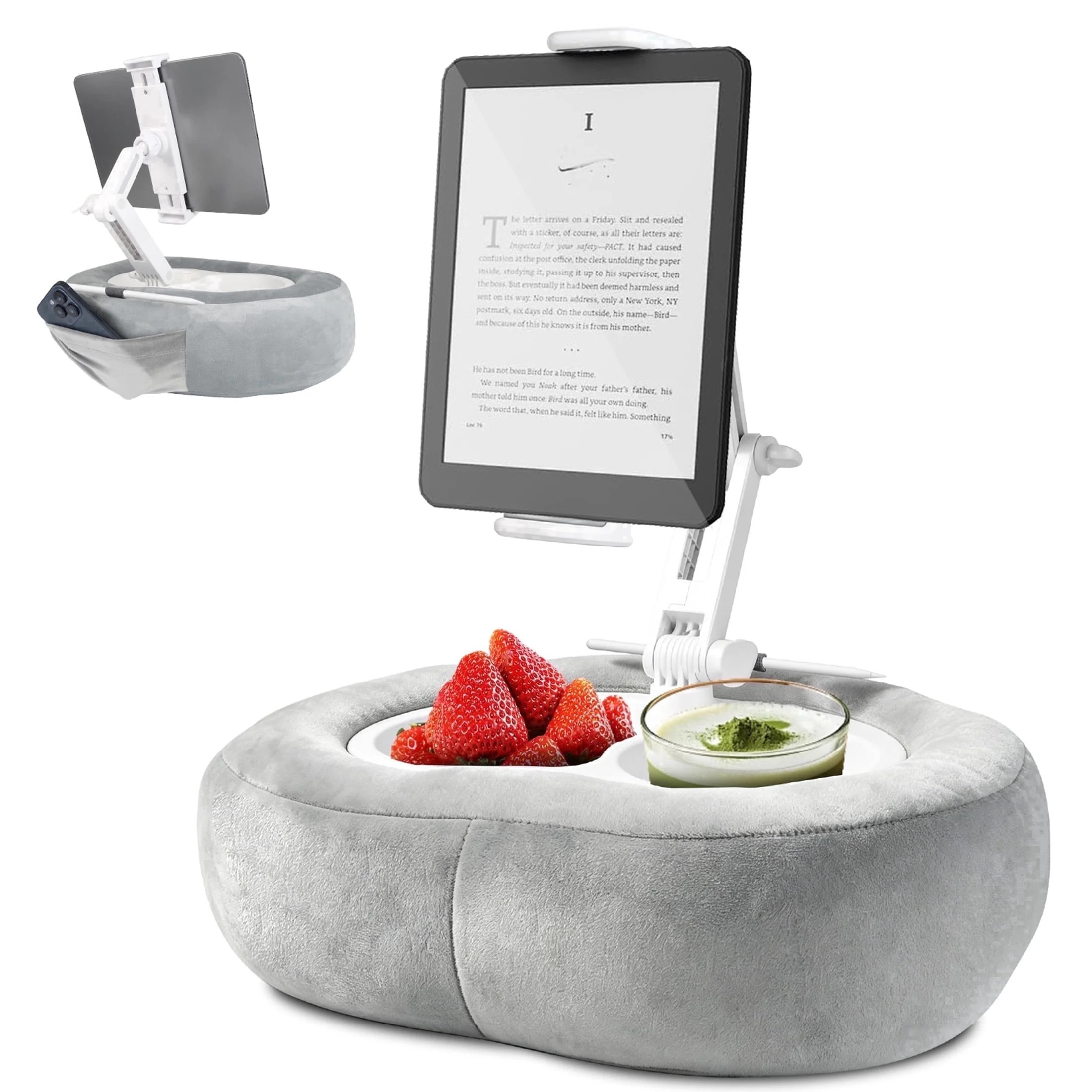 TSV Tablet Pillow Stand for Bed, 360° Adjustable Phone Holder Fit for 4.7''-13'' Tablet, Kindle,... | Walmart (US)