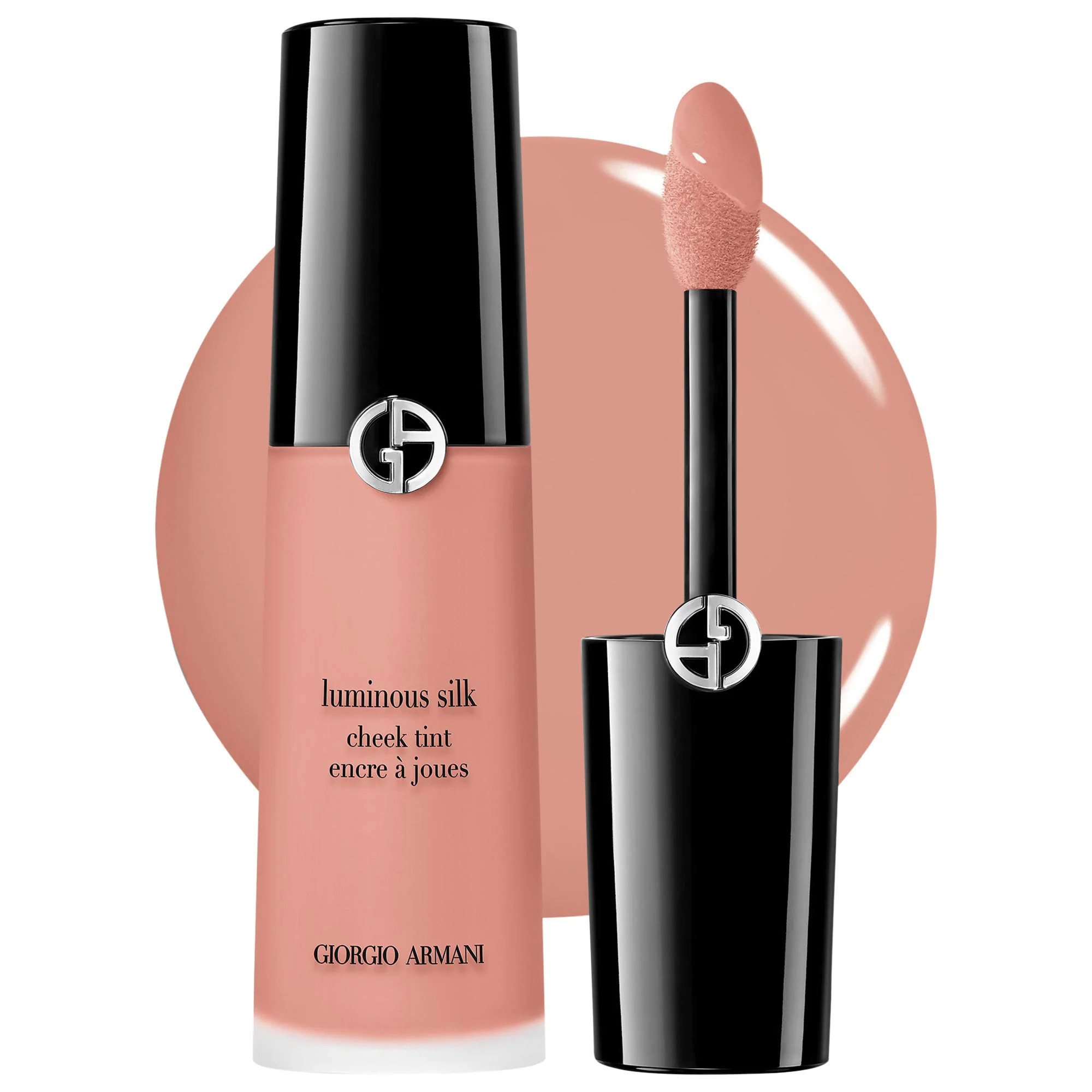 Armani Beauty Cheek Tint Longwear Lightweight Liquid Blush 12 Rosy Nude 0.4 oz/12 ml | Sephora (US)