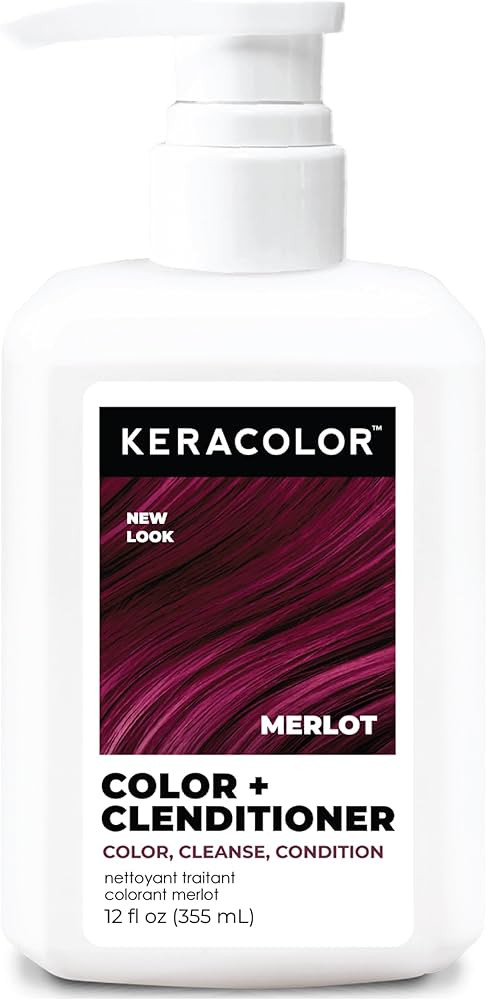 Keracolor Color + Clenditioner 3-in-1 Color-Depositing Conditioner, Gently Cleanses & Conditions,... | Amazon (US)