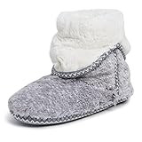 Dearfoams Women's Beth Furry Foldover Boot Slipper | Amazon (US)