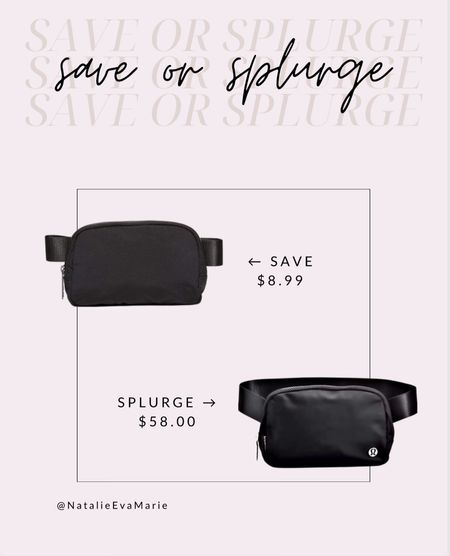 SAVE or Splurge these belt bags are a must and a go too😀 I have linked both styles for y’all below!! 
Xoxo
NEM 

#LTKunder100 #LTKGiftGuide #LTKstyletip