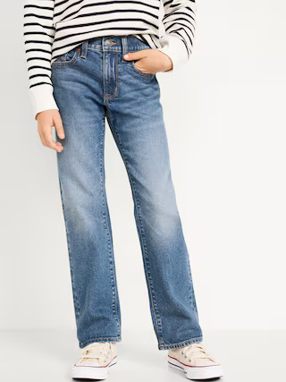 Straight-Leg Built-In Flex Jeans for Boys | Old Navy (US)