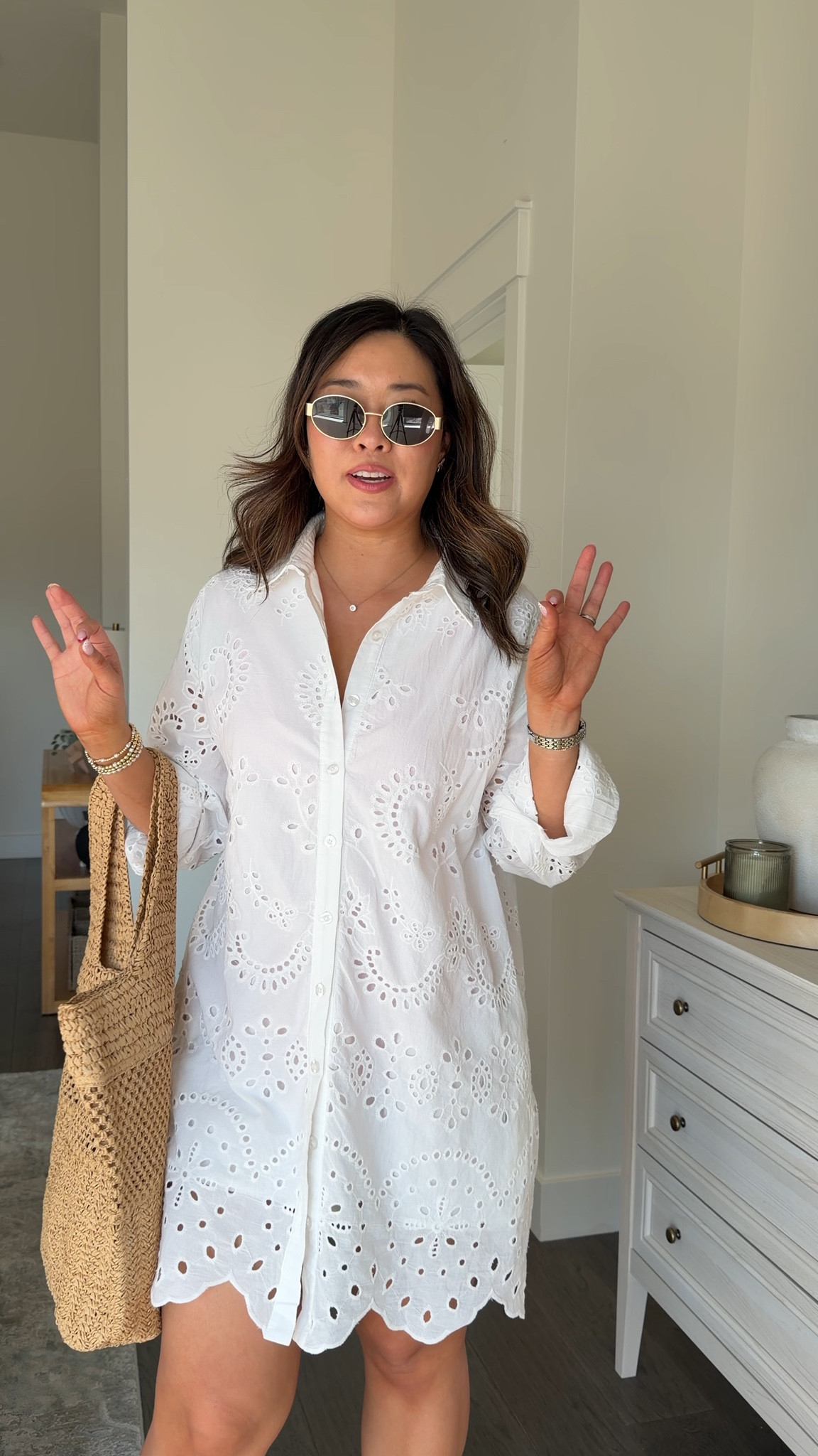 Amazon Coverup
Eyelet Dress: Medium 