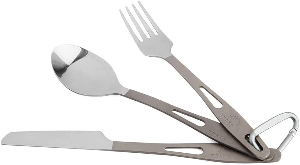 TOAKS Titanium 3-Piece Cutlery Set | Amazon (US)