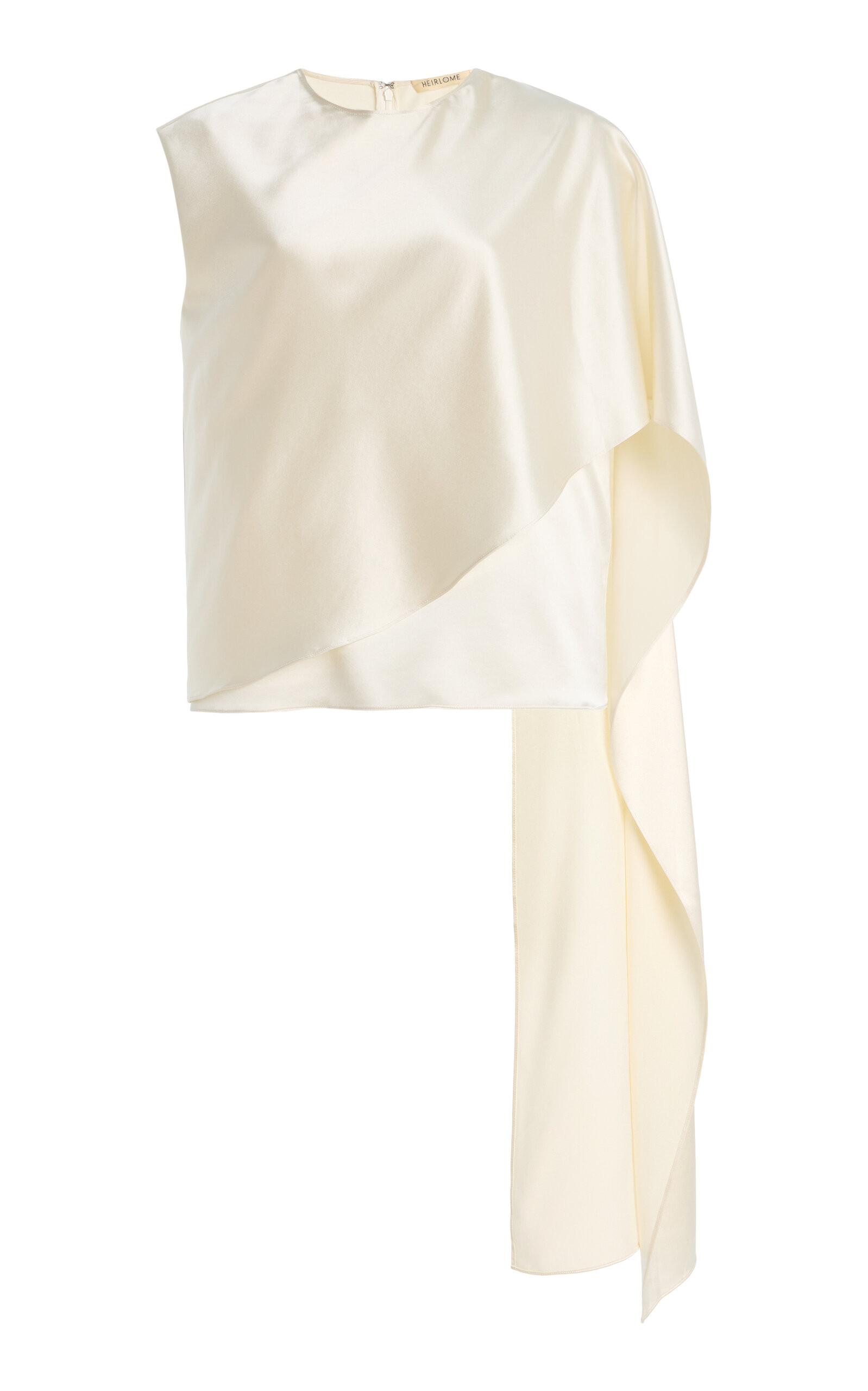 Exclusive Carmen Cape-Sleeve Silk Top | Moda Operandi (Global)