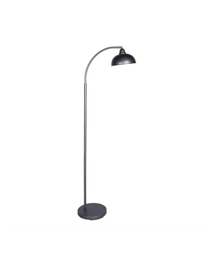 Chic Industrial Adjustable Angle Floor Lamp Dark Grey | Myer