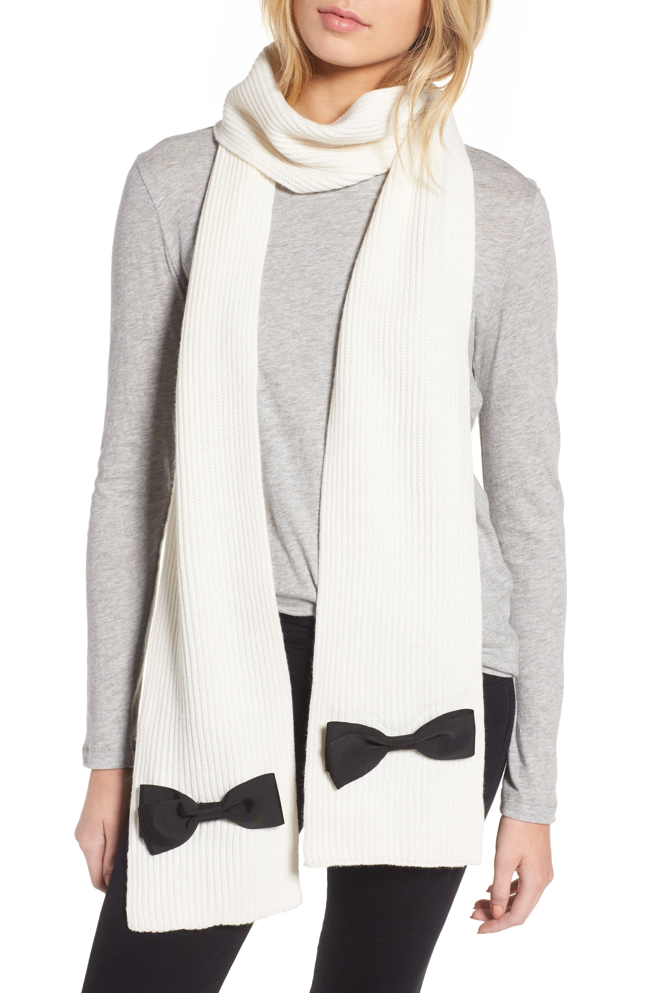 grosgrain bow muffler scarf | Nordstrom