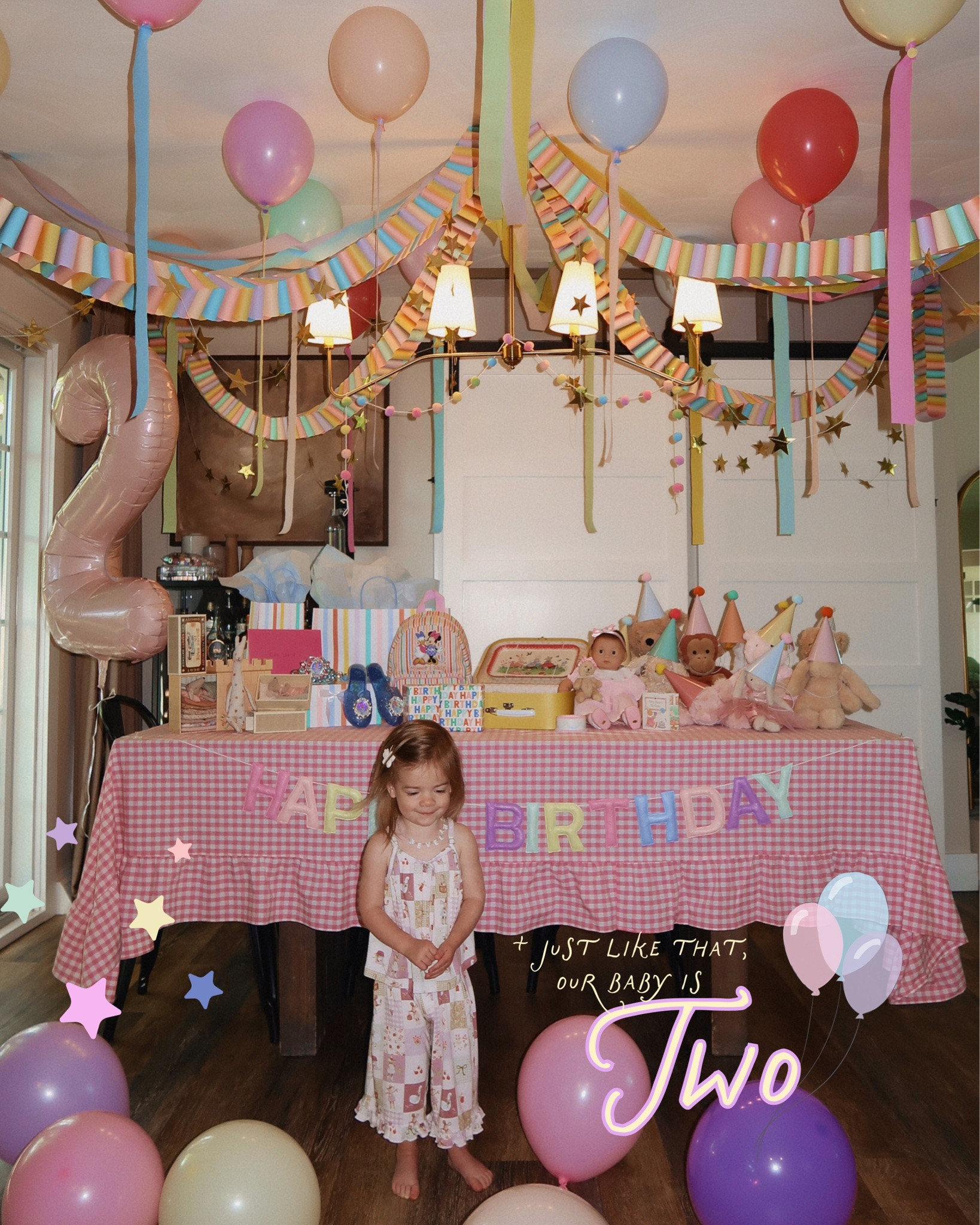 Happy birthday to our baby, Evie Lou!!! 🥹💖🎉🎈🐭 I can’t believe she is two years old today. Here’s a peek inside of our morning celebrating our princess 👑 She got her very own dress-up “Rella” dress as she calls it… literally cutest thing ever. I’ll never forget these mornings with my babies 🥲 we had the best day as a fam of four 🩷🩷 

Comment PARTY below to receive a DM with the link to this post on my LTK 🎉🎉🎉 https://liketk.it/6eXOM #whimsicalbirthday #twoyearsold #birthdaythemes