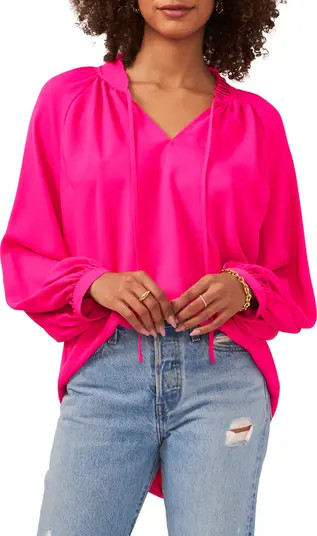 Vince Camuto Tie Neck Blouse | Nordstrom | Nordstrom