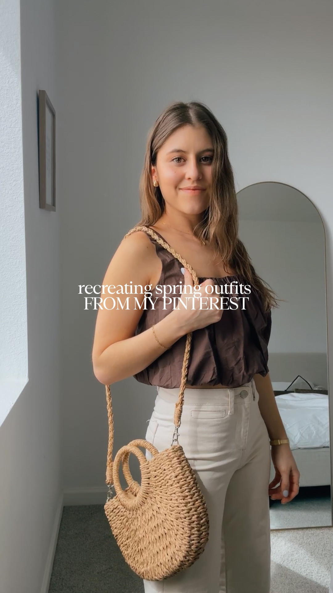 Spring is coming & my Pinterest board is ✨pintetesting✨ if you know what I mean. I went shopping in my own closet to find pieces I had to recreate outfits I had saved! 

🌸Comment LINKS & I’ll send it all your way!