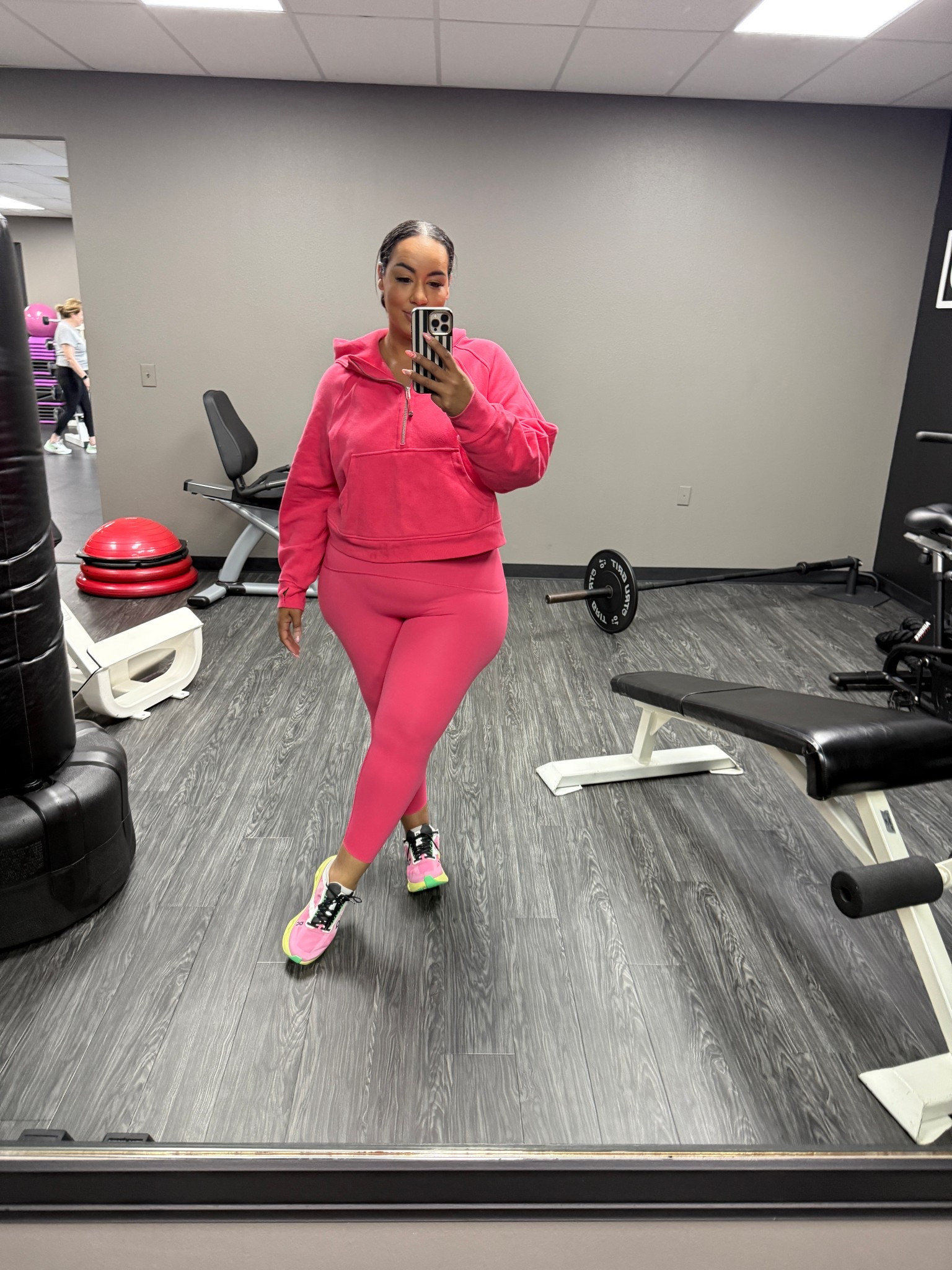 Love this set from Spanx! Im wearing the 1X. The sweater is from Lululemon but a perfect match

#LTKActive #LTKMidsize #LTKSeasonal