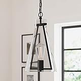 Nathan James Olton Modern Farmhouse Pendant Lighting, Hanging Light Fixture with Clear Glass Shade a | Amazon (US)
