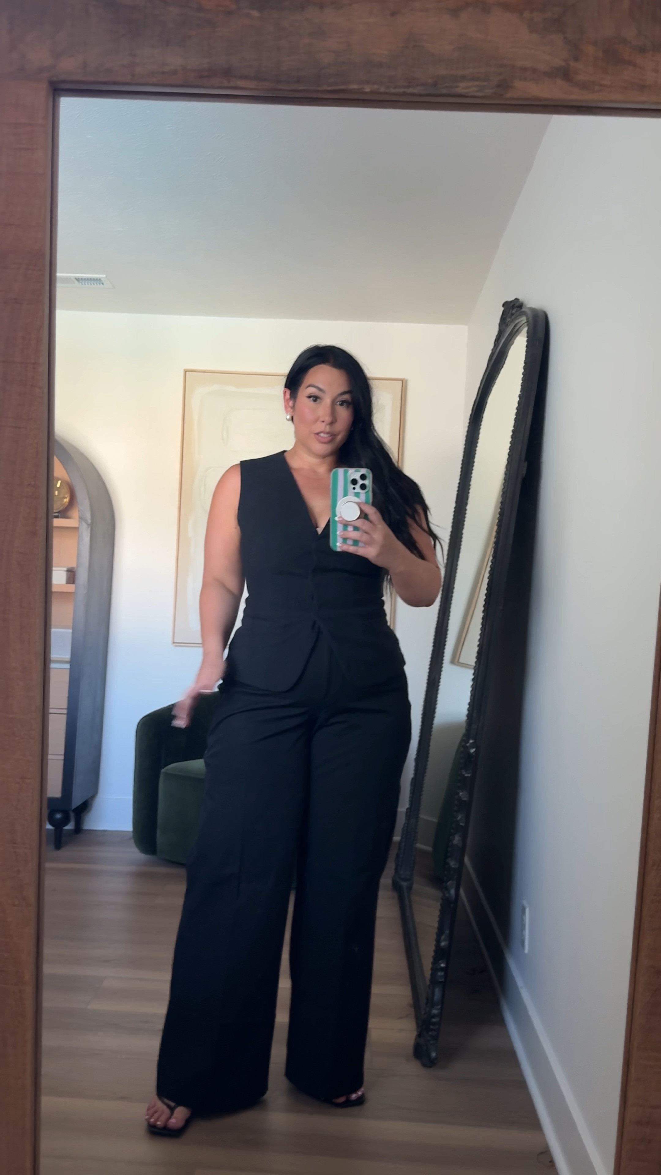 Wearing a large in the top 33 long in the pants! midsize fashion, tailored pants, abercrombie vest

#LTKSeasonal #LTKMidsize