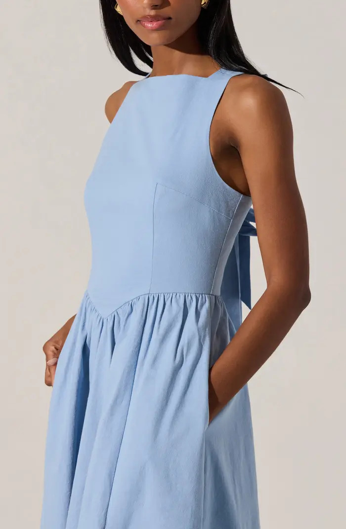 Bow Back A-Line Dress | Nordstrom