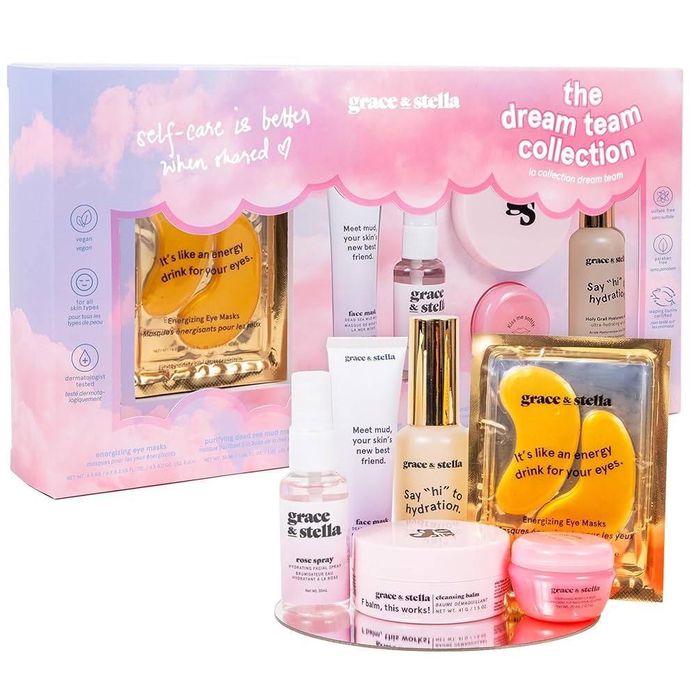 grace & stella Award Winning Skin Care Set - Gifts for Her - Travel Essentials with Under Eye Mas... | Amazon (CA)