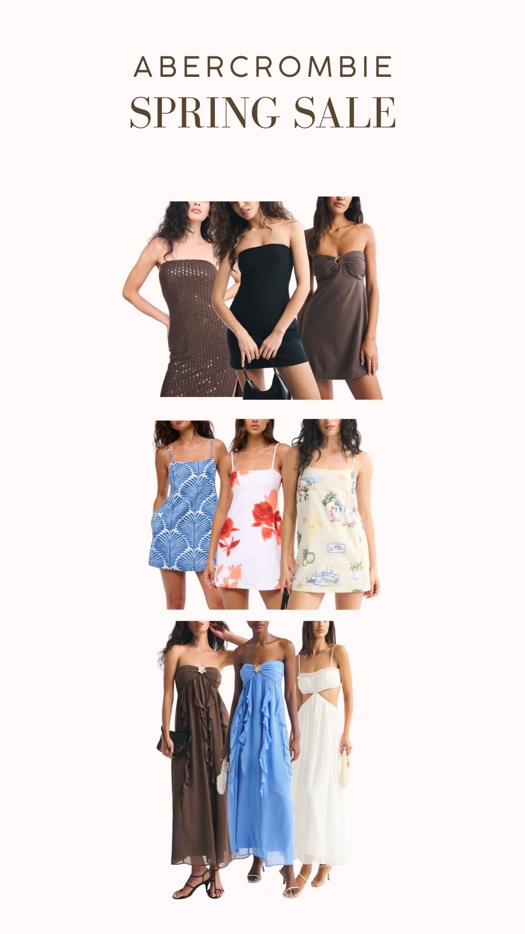LTK spring sale! 25% off Abercrombie dresses! Perf for spring 

#LTKSpringSale #LTKgrwm #LTKootd